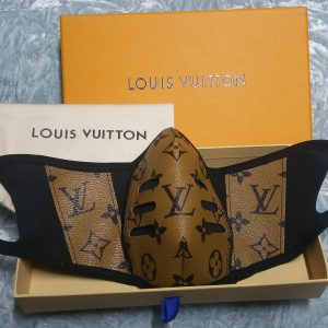 Luxury LV Brown Face Mask